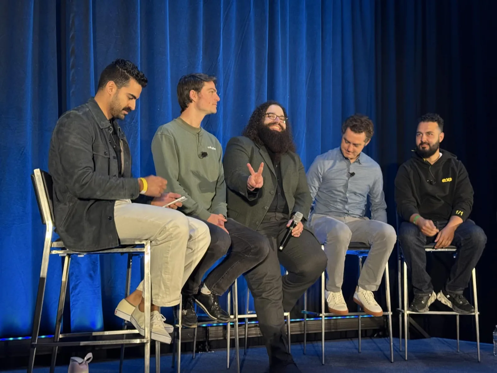 Ahmad Osman speaking on an AI infrastructure panel